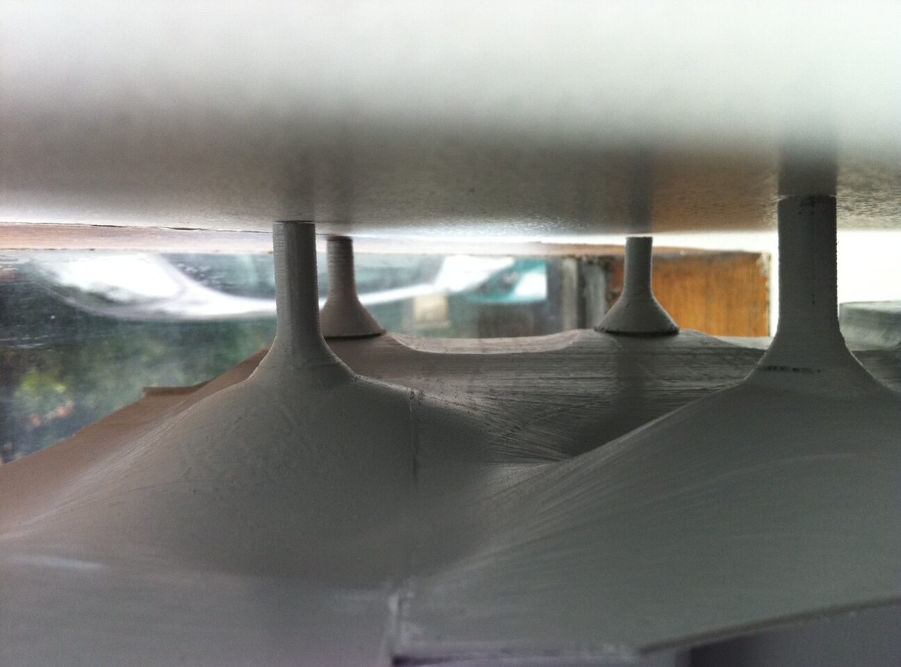 Maquette en impression 3D pour la marquise de la gare d'Austerlitz (coque béton - arch. AREP - Jean Nouvel)