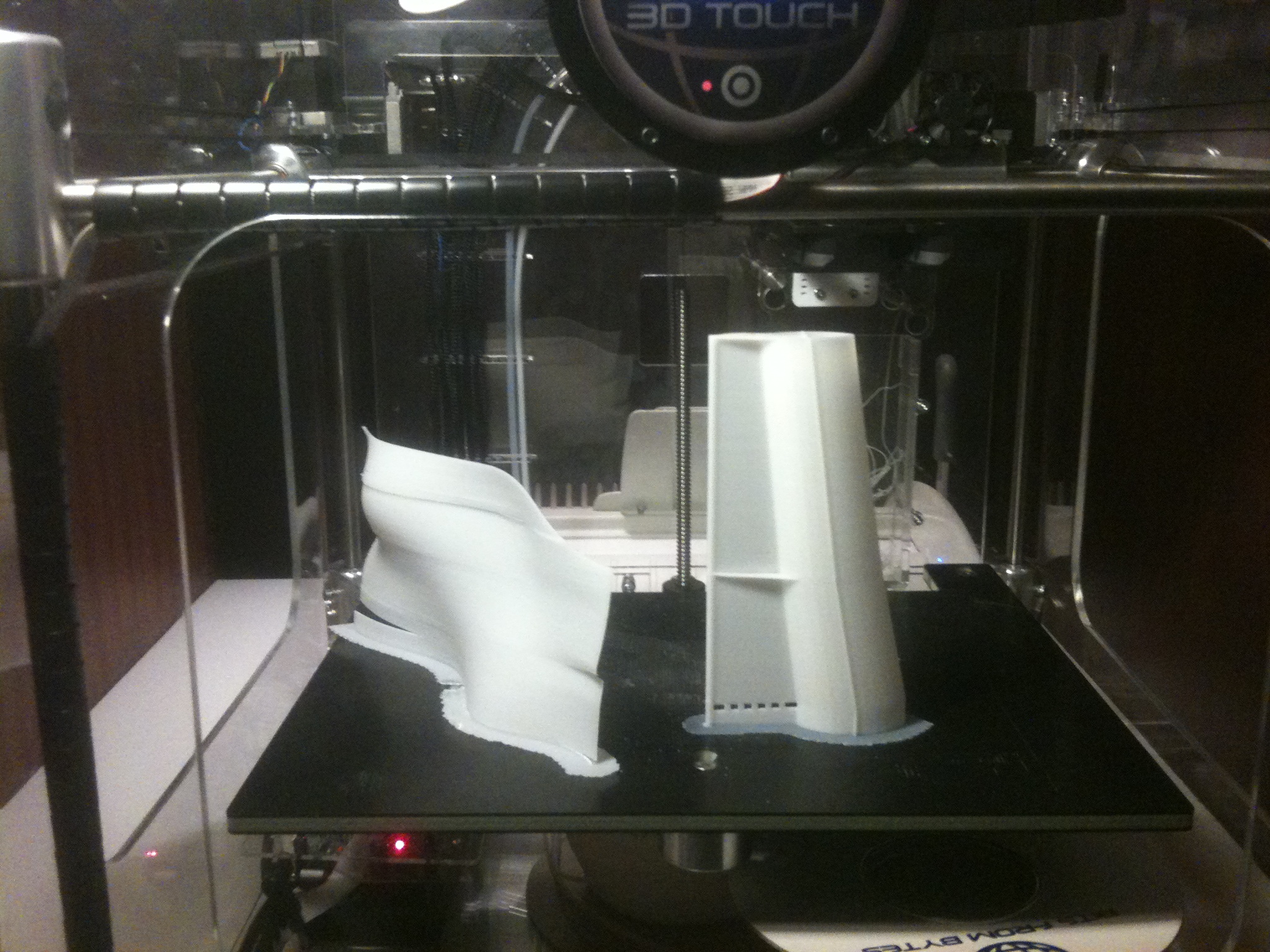 Maquette impression 3D d'un tronçon d'arc pour la gare de Qingdao